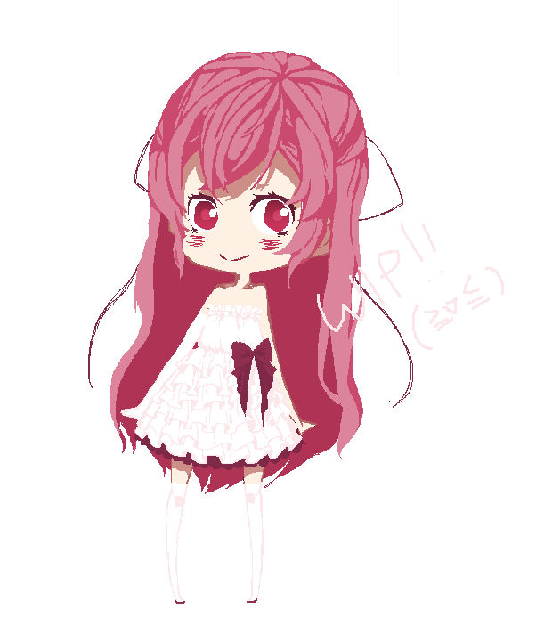 pixel chibi wip? + new design