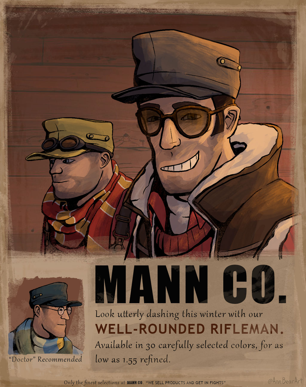 Well-Rounded Rifleman Ad by AnnBearArt on DeviantArt