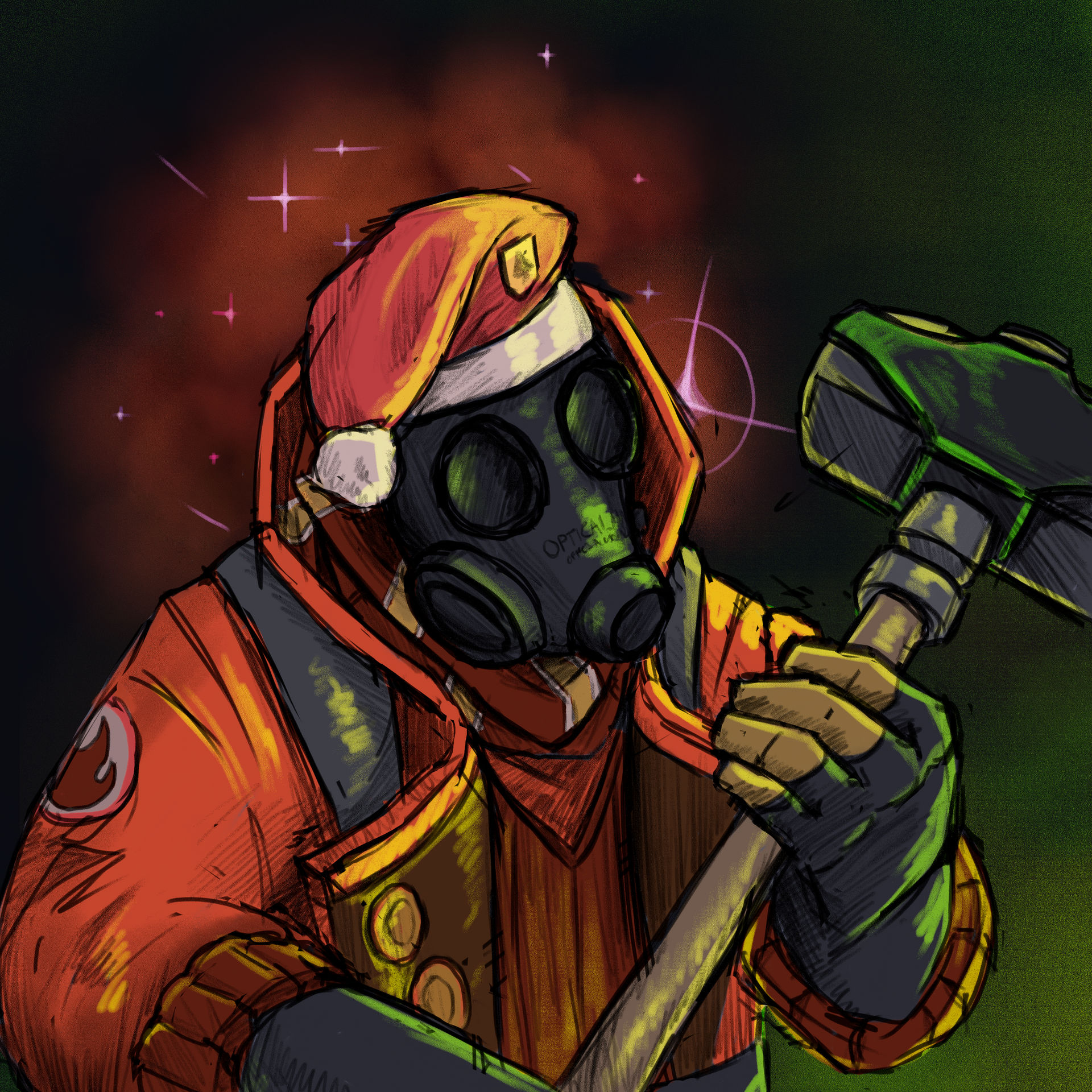 My Pyro Loadout by AnnBearArt on DeviantArt