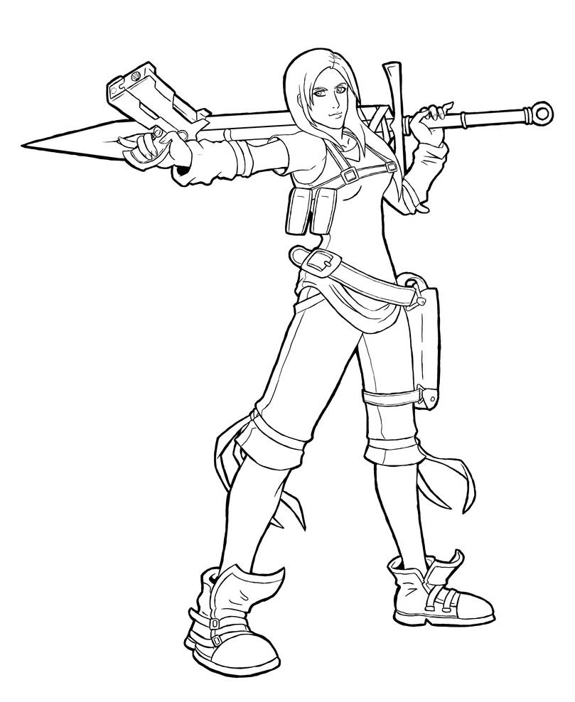 Coluring Sab Lineart-Sab by arvalis on DeviantArt