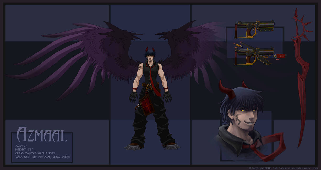 Azail Character Azmaal-Character Sheet by arvalis on DeviantArt
