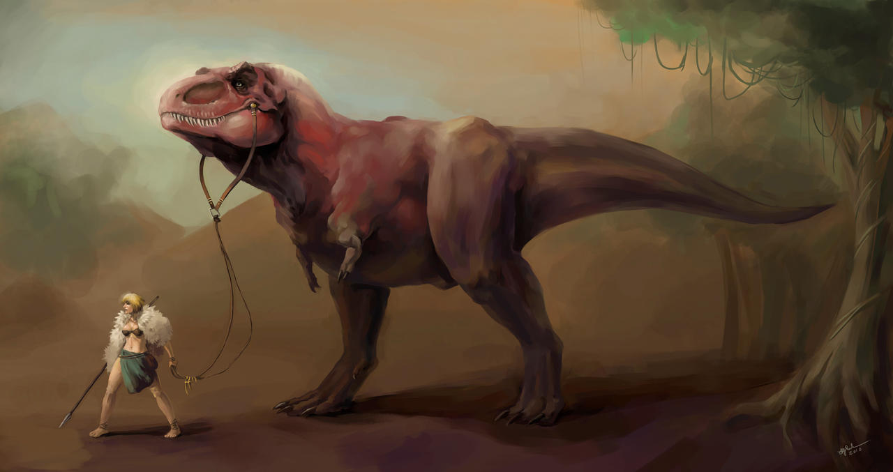 A Girl and Her Pet