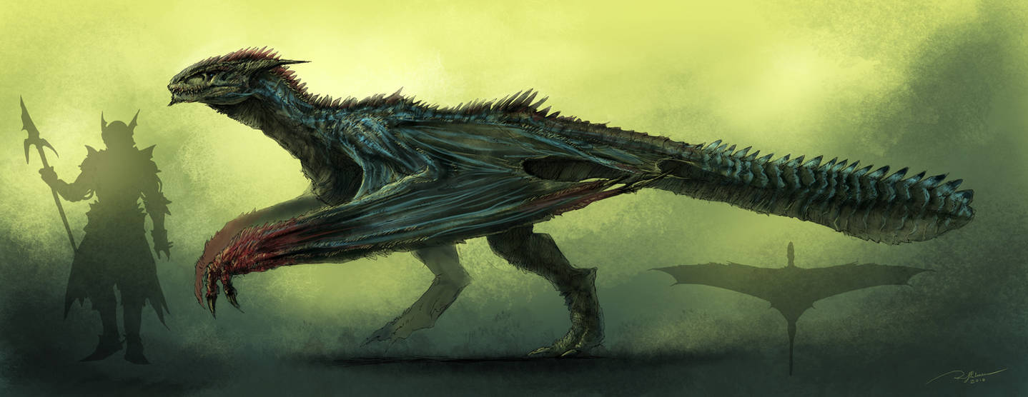 Javelin's Wyvern by arvalis