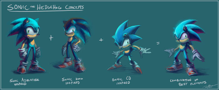 Sonic Concept Sketches