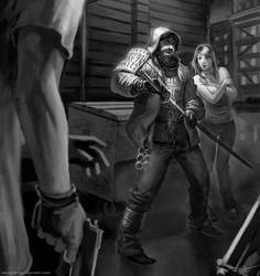 -Hobo Samurai- by arvalis