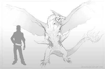 Mega Charizard Y-Sketch