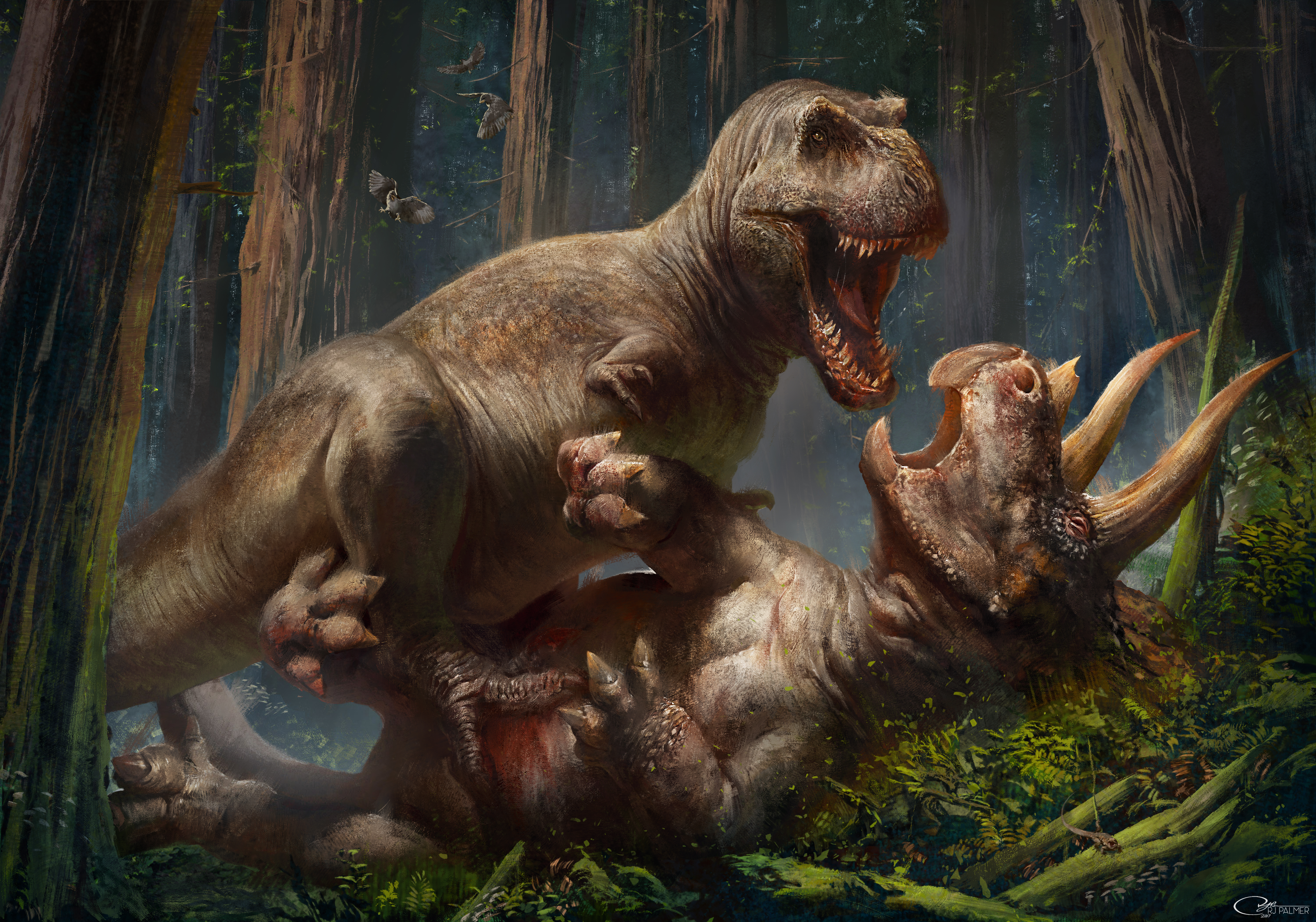 -T. rex vs Triceratops-