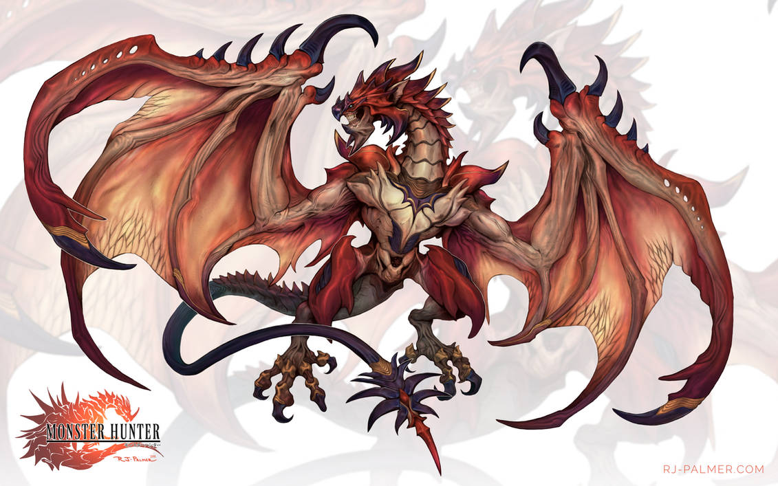 Final Fantasy-Rathalos by arvalis