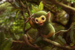 Grookey Speedpaint by arvalis