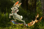 Scorbunny Speedpaint by arvalis