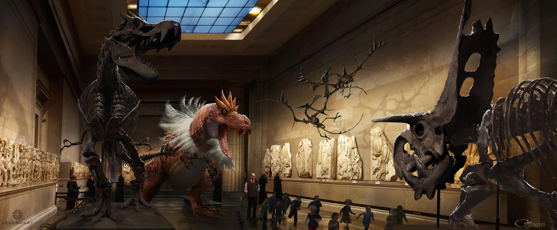 Detective Pikachu-Tyrantrum Museum