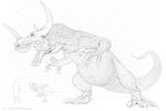 rjpalmer greymon WIP 001 by arvalis