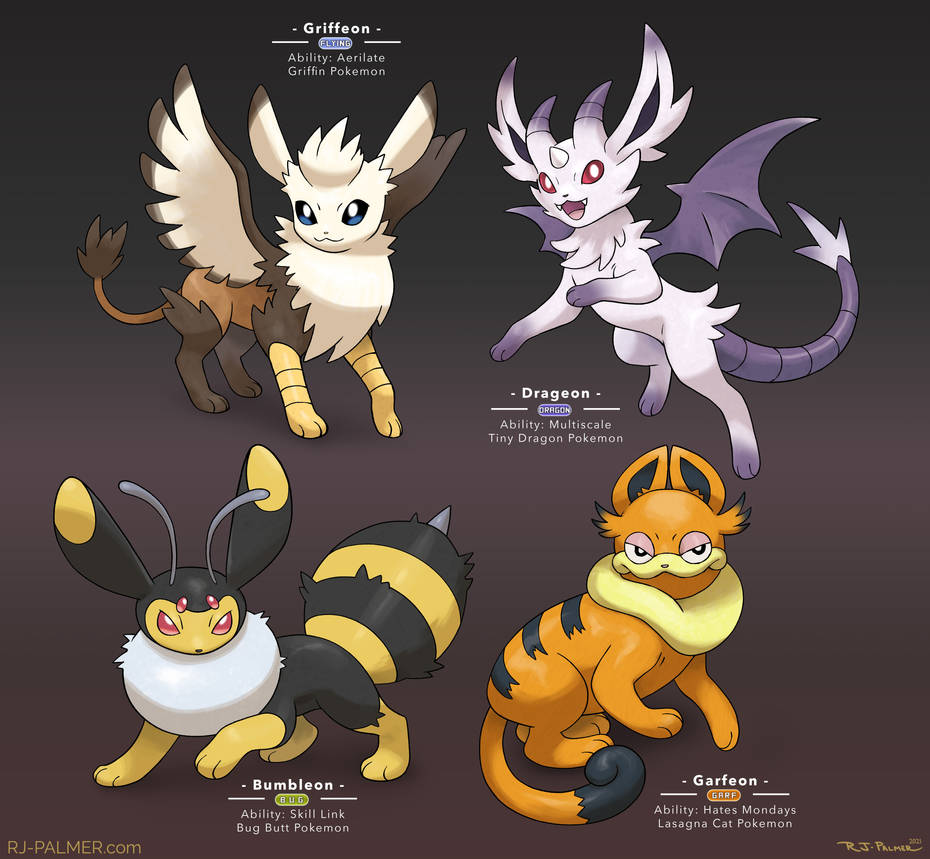 New Eevee Evolutions By Arvalis On DeviantArt new-eevee-evolutions-by-arvalis-on-deviantart