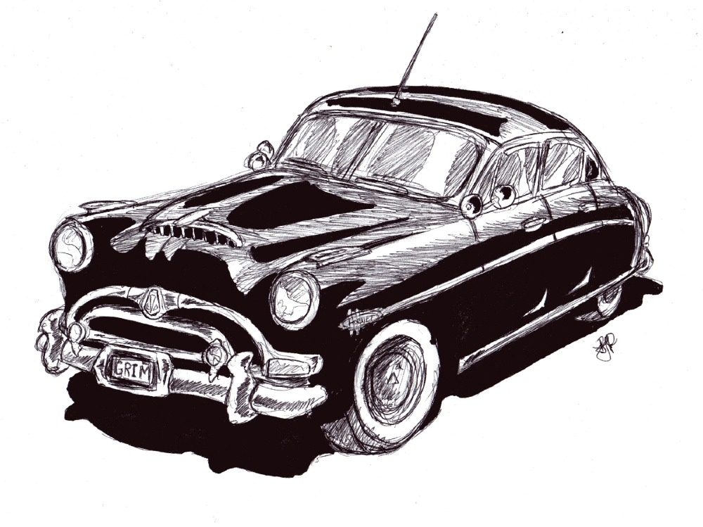 Drawing Hudson Car / Doc Hudson Car Drawing Automotive Design Art Png