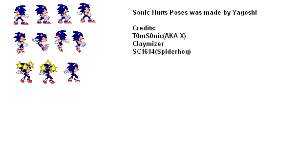 Sonic Hurt Sprites