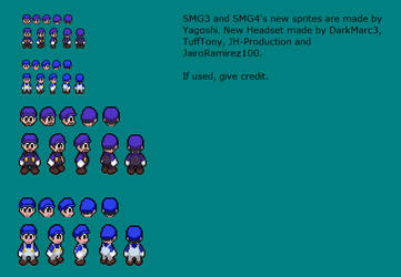 New SMG3 and SMG4 Sprites