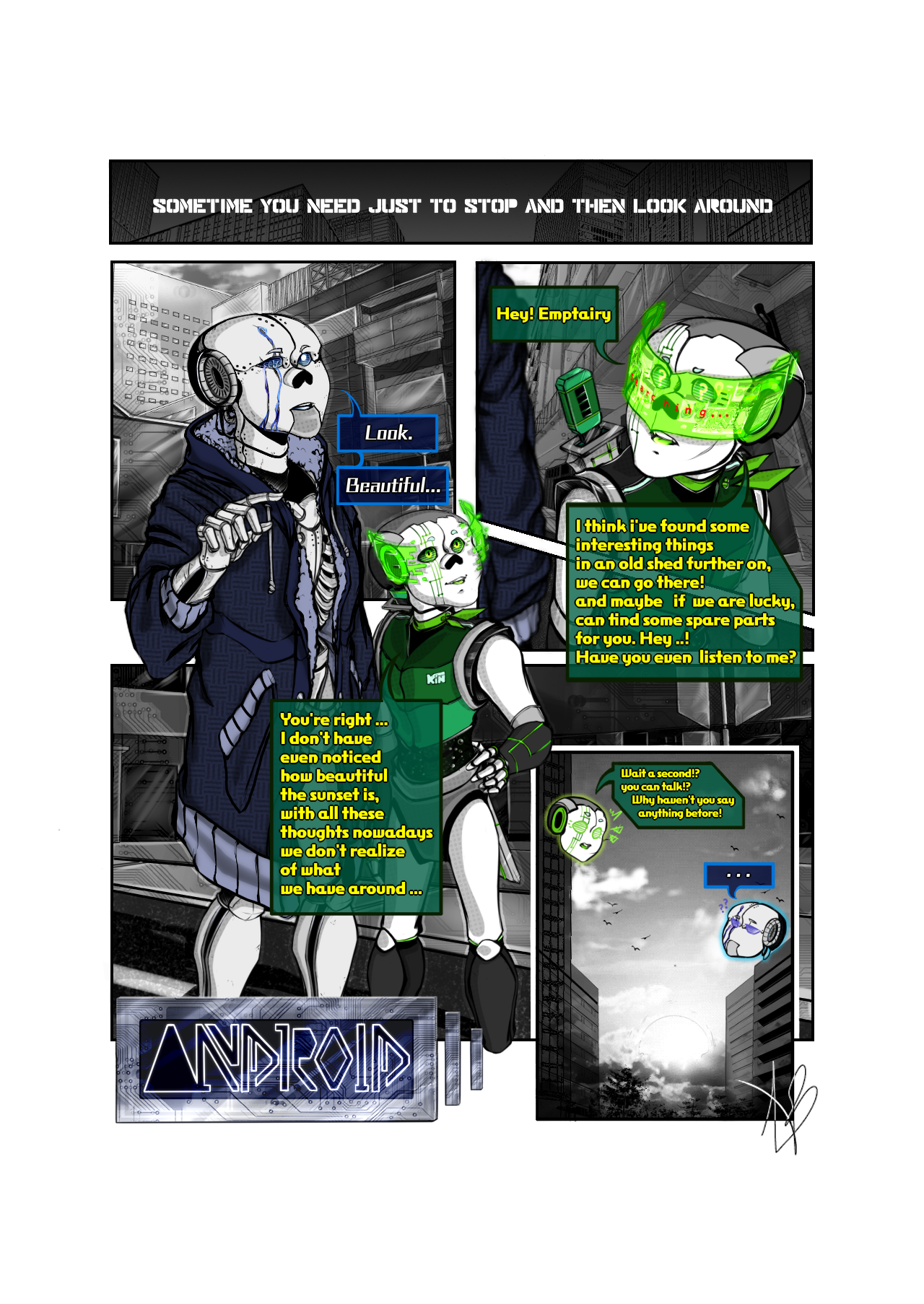 Android-comic page-Try by Antlaxy on DeviantArt