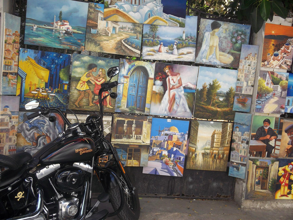 Biking Through Athens