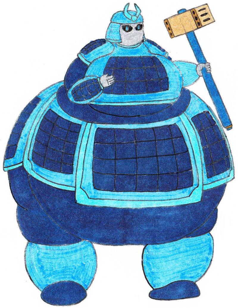 Adoptable #55: Fat samurai robot by Dimensional-Expander on DeviantArt