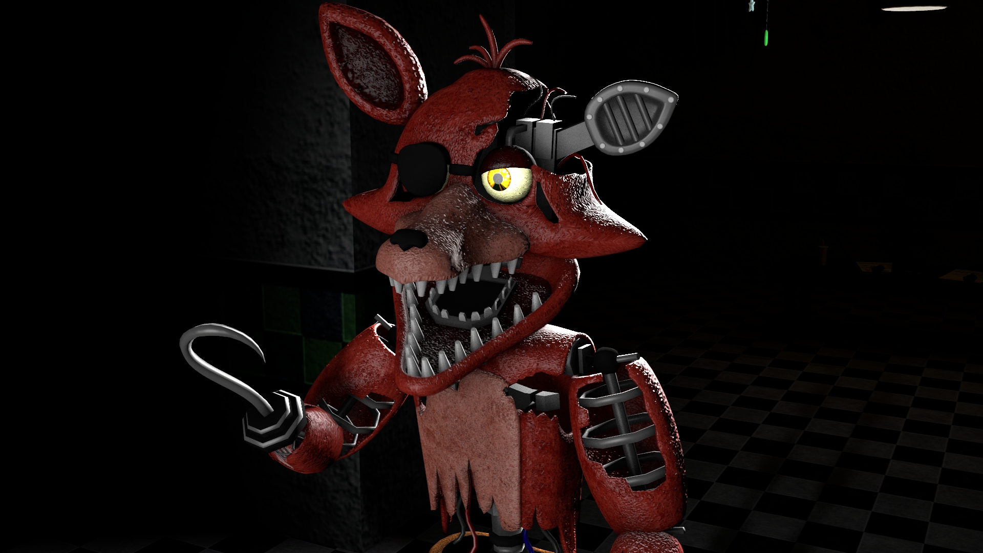 SFM) FNaF2 Withered Foxy by williamwee on DeviantArt