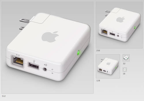 Airport Express -PSD Included-
