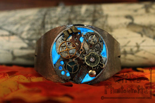 Steampunk Handmade Glow Bracelete - For Sale!