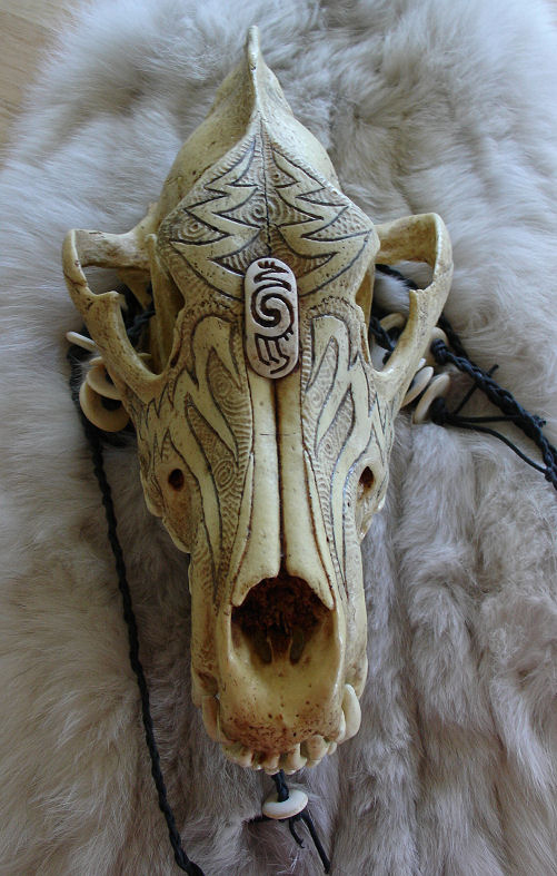 Dire Wolf Skull