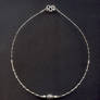 Silver Bead Necklace A