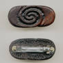 Spiral Barrette (front and back)