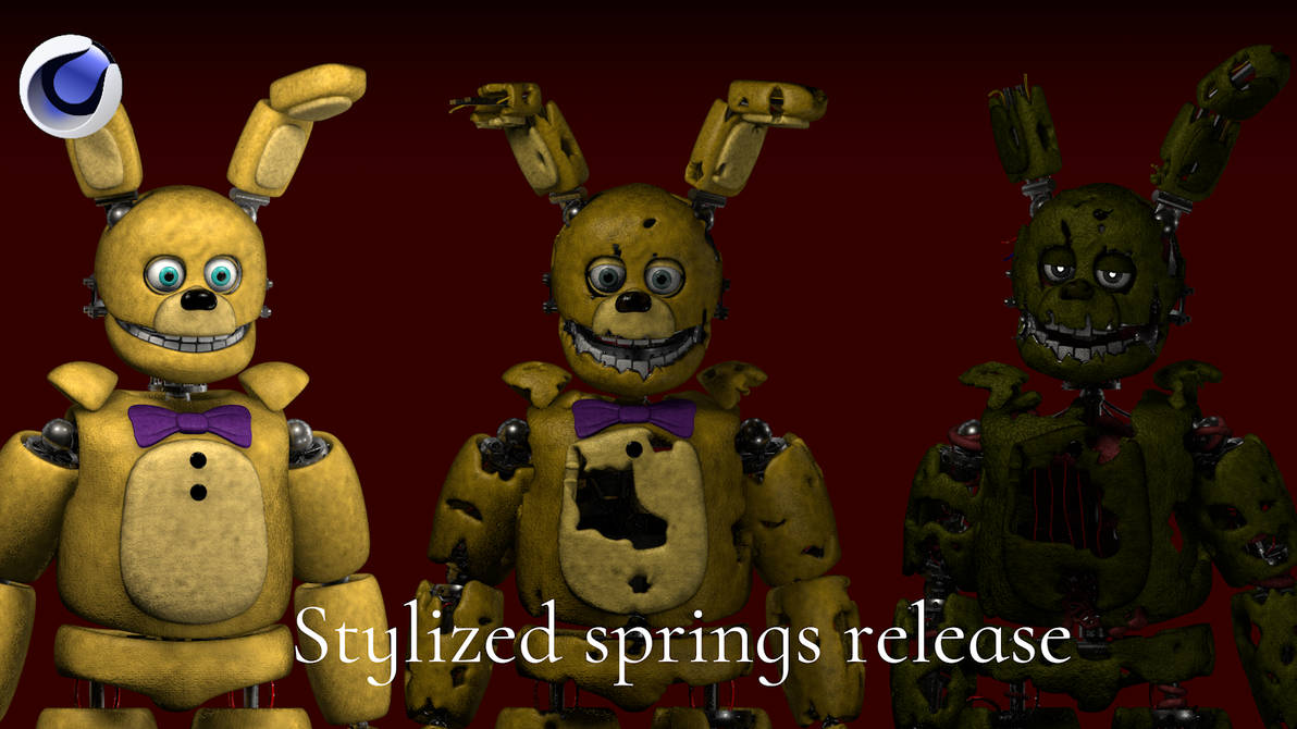 Spring Checka Fnaf (C4D/FNaF) Stylized springs release by Burgerman1983 on DeviantArt
