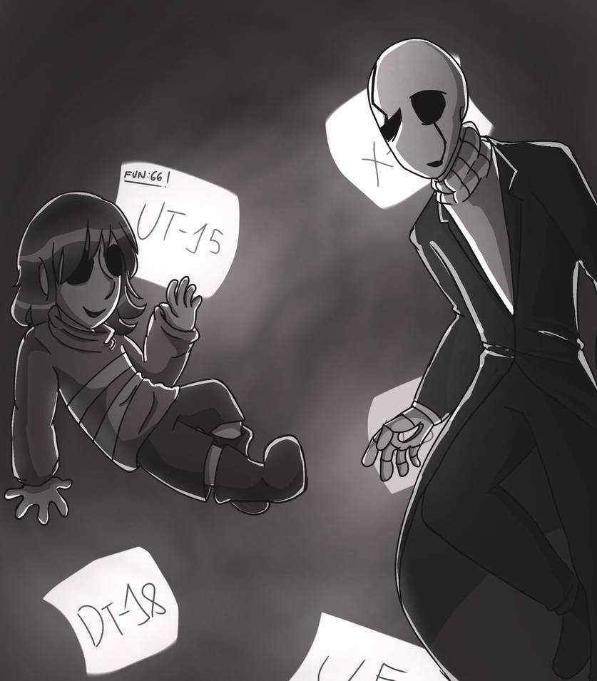 Pre Core Gaster Gaster meets CORE!Frisk by LeleMlima on DeviantArt