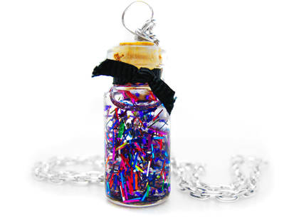 Glitter Vial Necklace