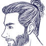 Man Bun - sketch