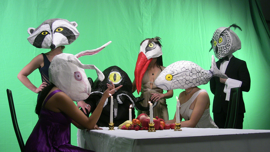 Animal Mask Dinner Party by LaunaEddy on DeviantArt Animal Mask Dinner Party by LaunaEddy on DeviantArt