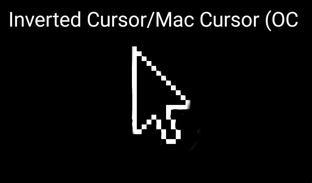 Inverted Cursor/ Mac Cursor (OC) by Ask-Flowey-Undertale on DeviantArt