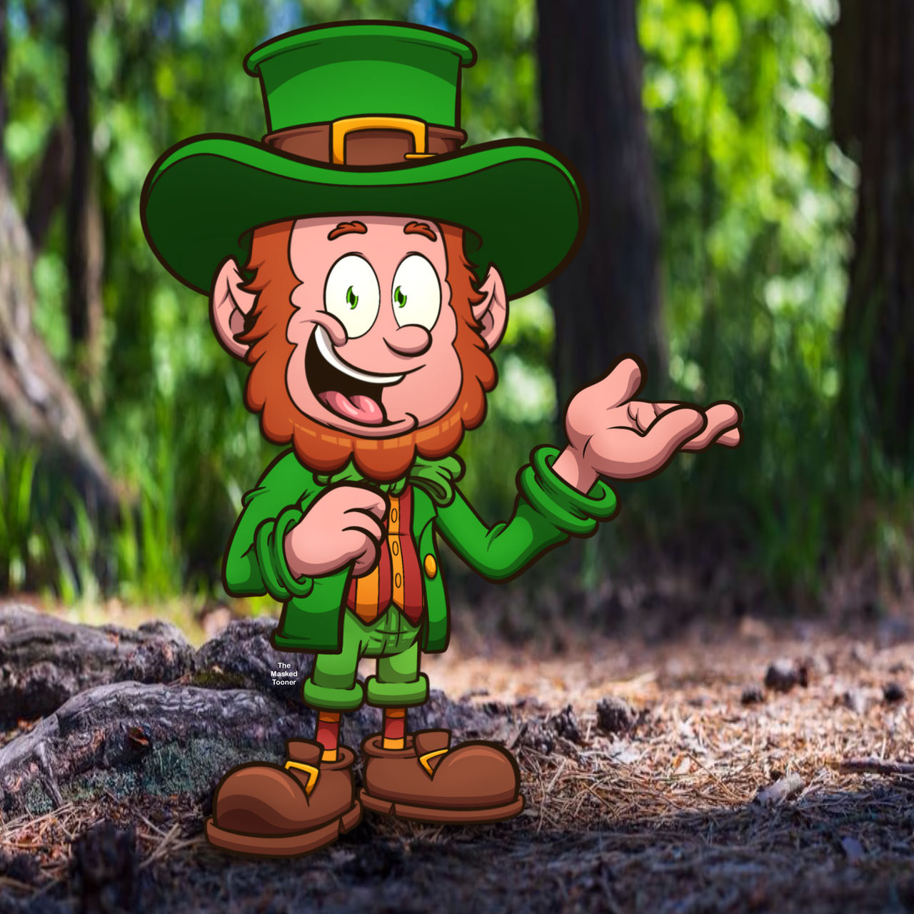 Lepchcon Friendly Leprechaun Character by TheMaskedTooner on DeviantArt
