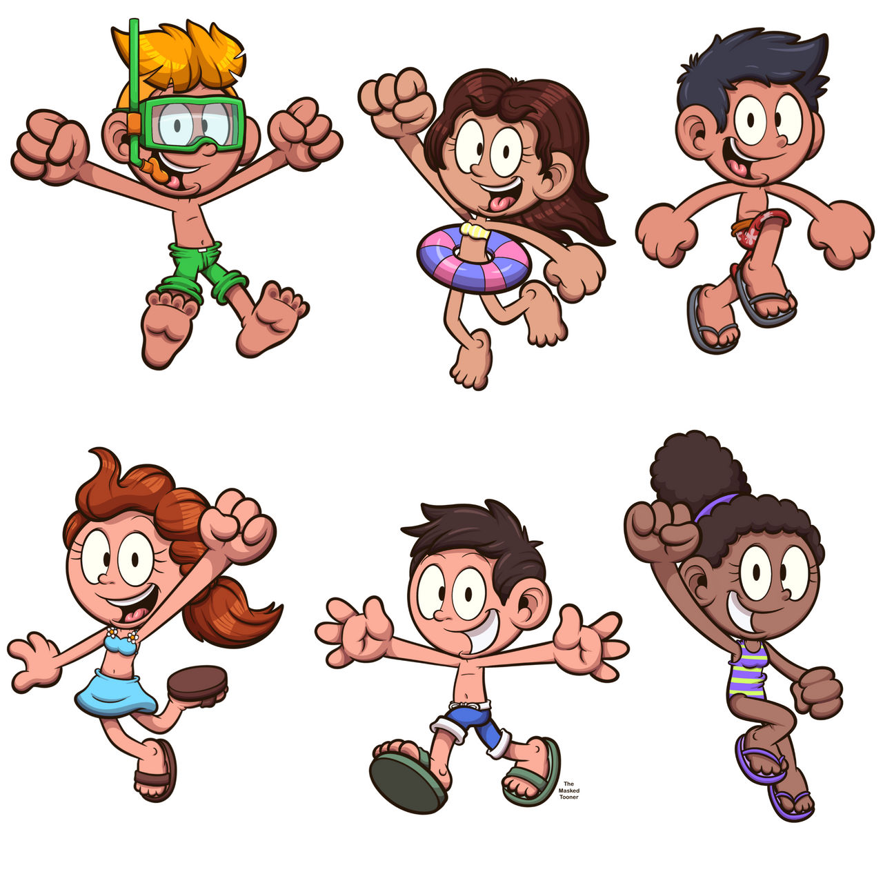 Summer Kids by TheMaskedTooner on DeviantArt