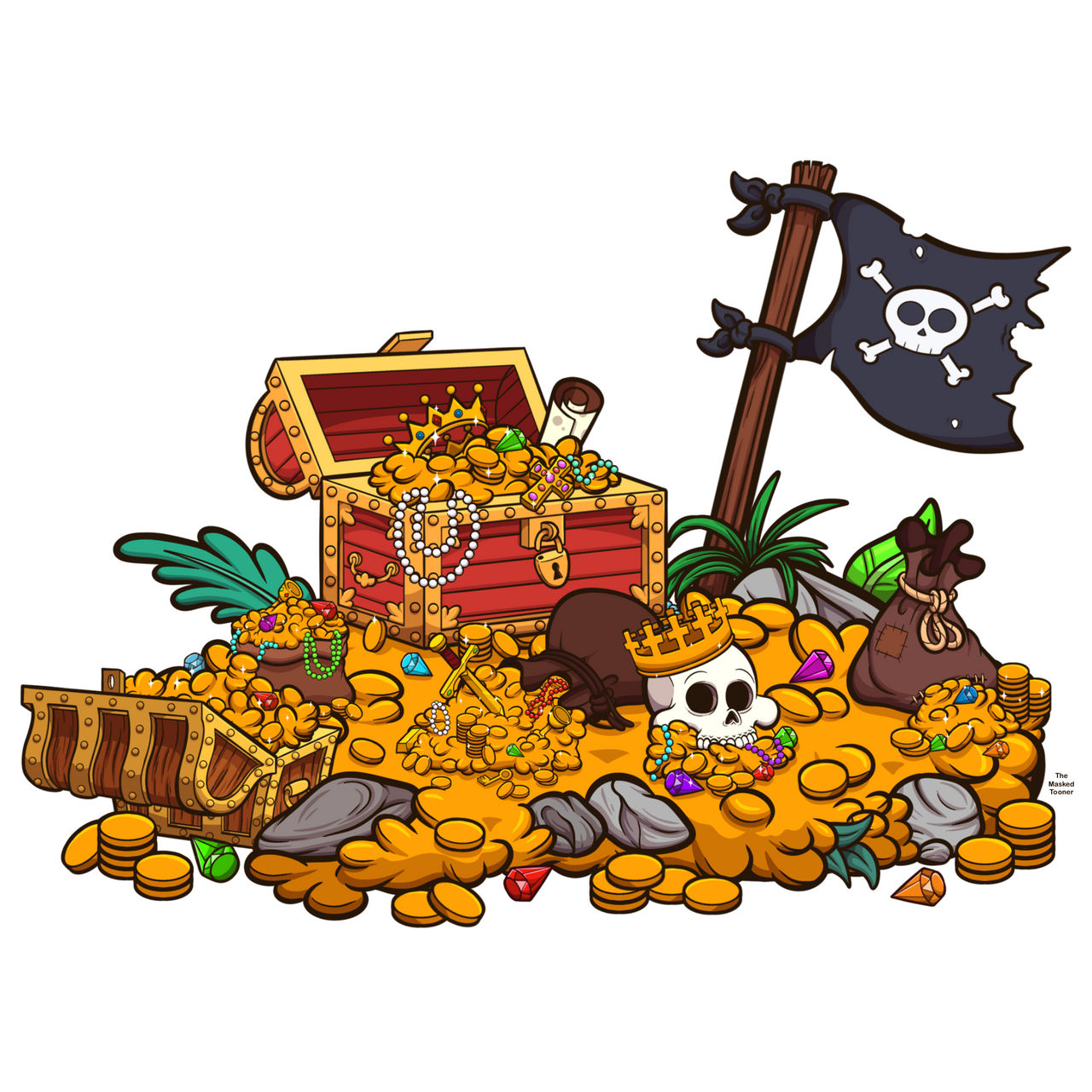 Pirate Treasure by TheMaskedTooner on DeviantArt