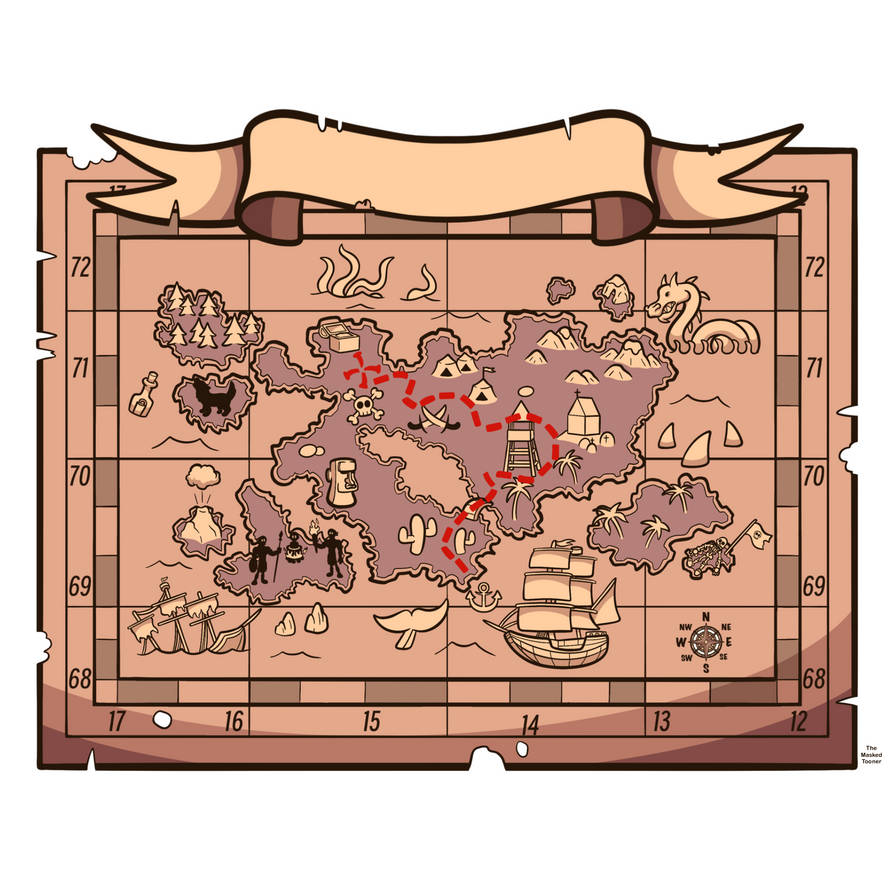 Pirate Map By TheMaskedTooner On DeviantArt