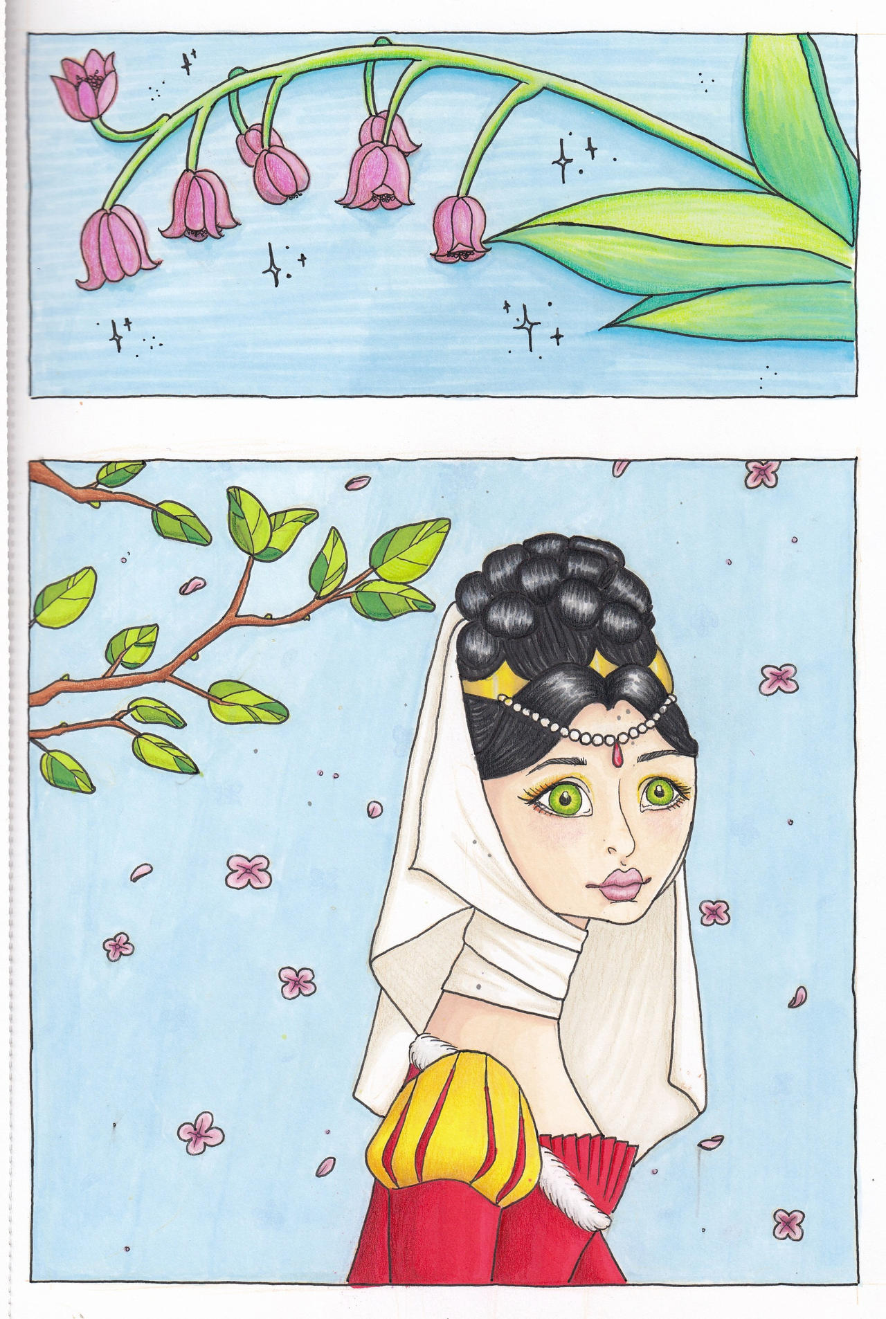Fairytales in the wild girl portrait