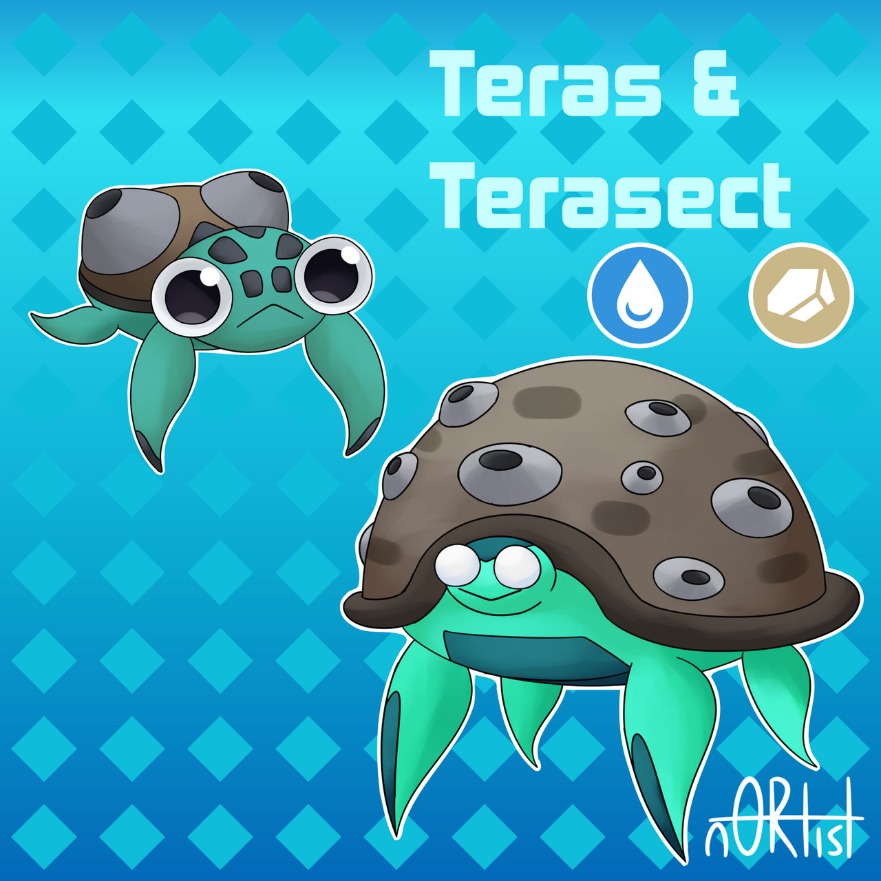 Convergent Paras and Parasect by n0rtist on DeviantArt