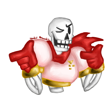 Papyrus sticker by ShadedPenumbra on DeviantArt