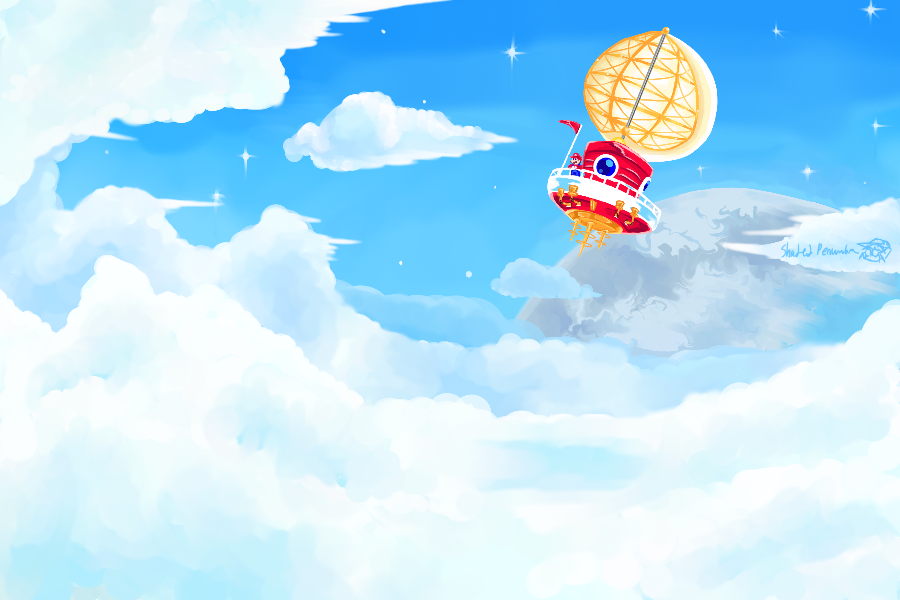 Mario In The Sky