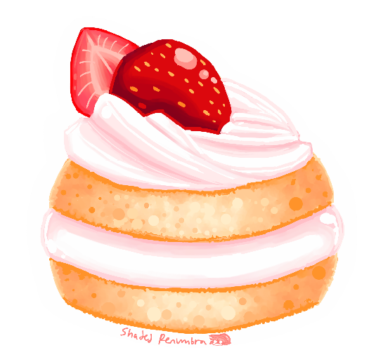 Strawberry Short Cake Bite