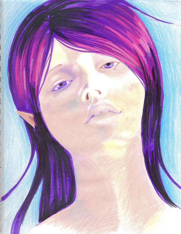 Violet rainbow by ruffledbird on DeviantArt