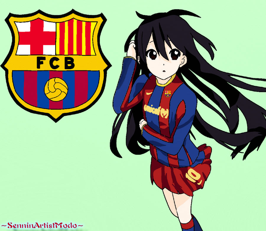 FC Barcelona Anime Girl :3 by SenninArtistModo on DeviantArt