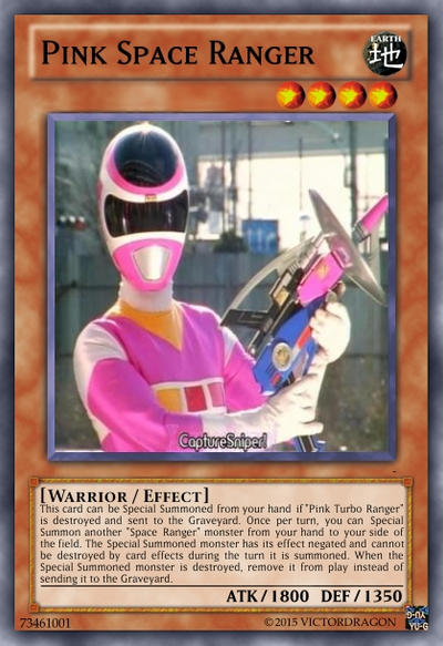Pink Space Ranger Card by Saiol1000 on DeviantArt