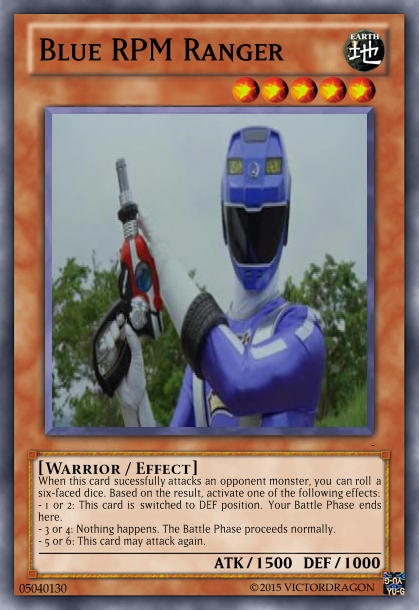 Blue RPM Ranger Card by Saiol1000 on DeviantArt