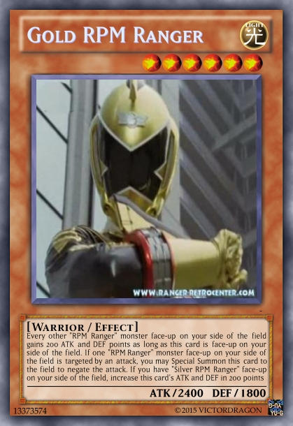Gold RPM Ranger Card by Saiol1000 on DeviantArt