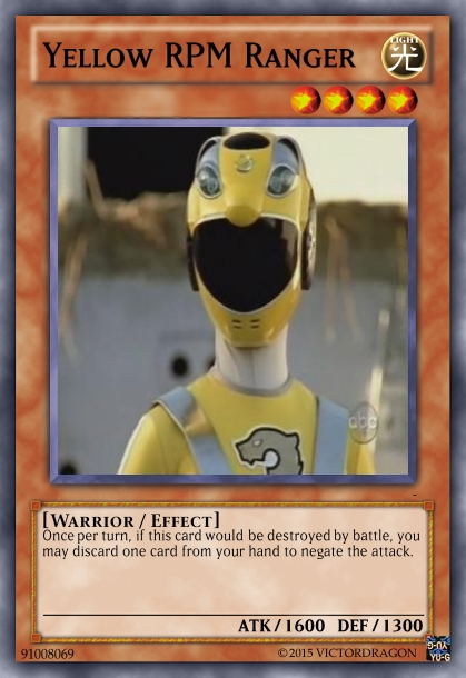 Yellow RPM Ranger Card by Saiol1000 on DeviantArt